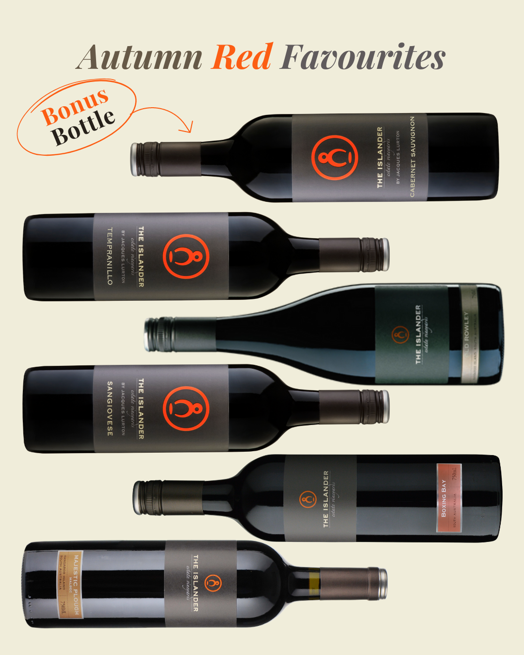 Autumn Red Favourites Wine Pack by The Islander Estate Vineyards